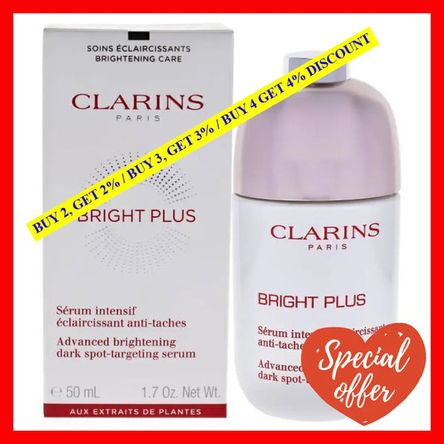 Bright Plus Advanced Brightening Dark Spot-Targeting Serum By Clarins For Unisex - 1.7 Oz