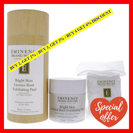 Bright Skin Licorice Root Exfoliating Peel By Eminence For Unisex - 1.7 Oz