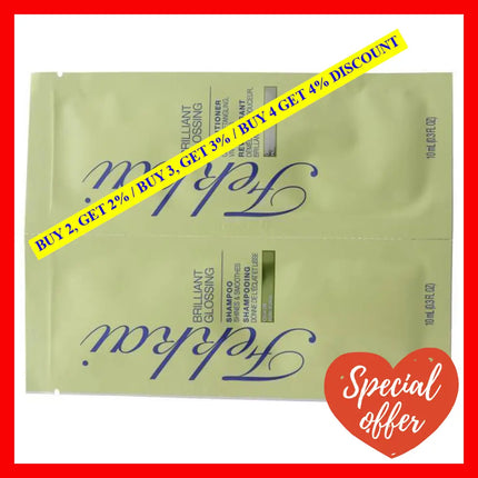 Brilliant Glossing Shampoo Conditioner Duo By Frederic Fekkai For Unisex - 2 X 0.3 Oz