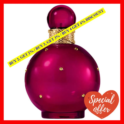 Britney Spears Fantasy For Women Eau De Parfum 1.7 Oz Oz 50 Ml Spray