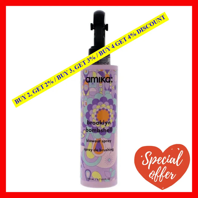 Brooklyn Bombshell Blowout Spray By Amika For Unisex - 6.7 Oz Hairspray