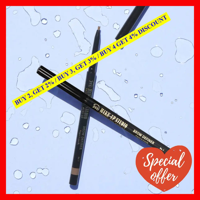 Brow Definer - 1 Blond Grey By Make-Up Studio For Women Pc Eyebrow Pencil