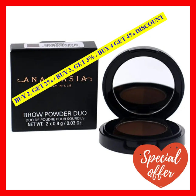 Brow Powder Duo - Ebony By Anastasia Beverly Hills For Women 0.03 Oz Eyebrow