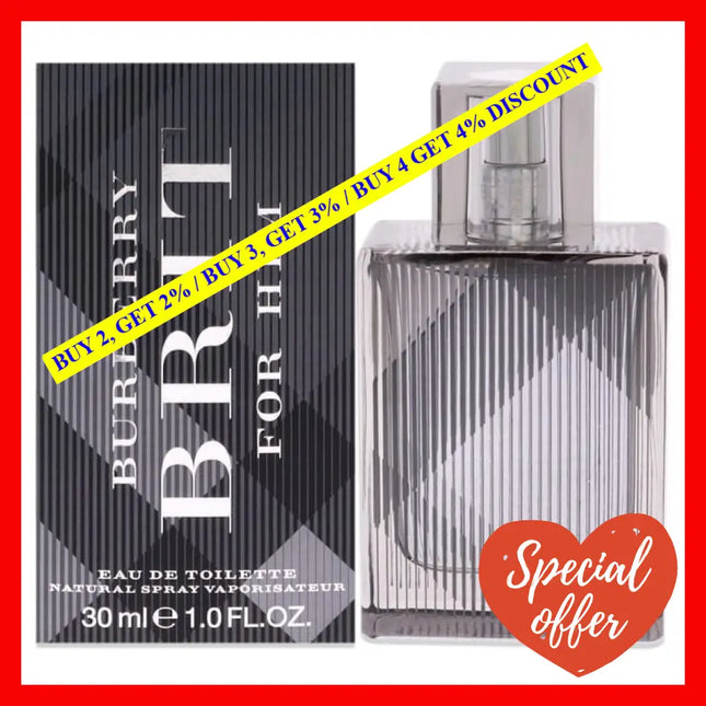 Burberry Brit By For Men - 1 Oz Edt Spray