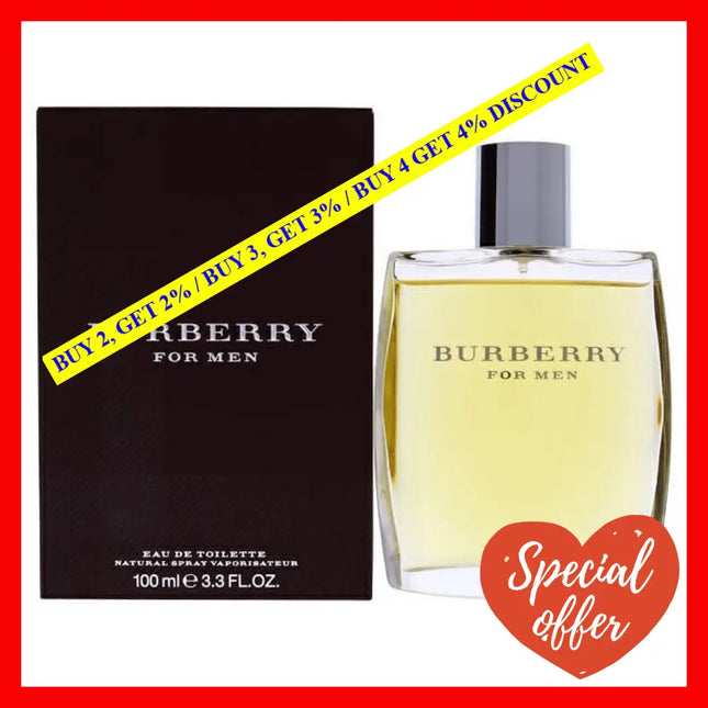 Burberry By For Men - 3.3 Oz Edt Spray
