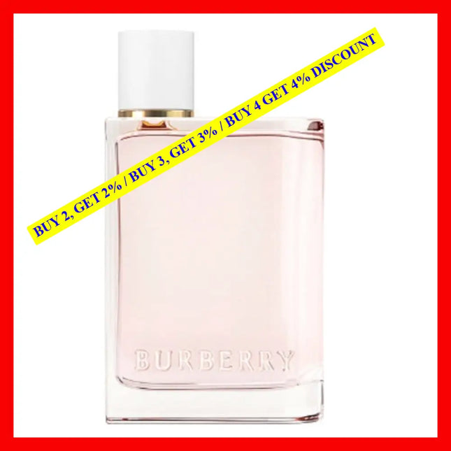 Burberry Her Blossom Eau Detoilette For Women 3.3 Oz / 100 Ml