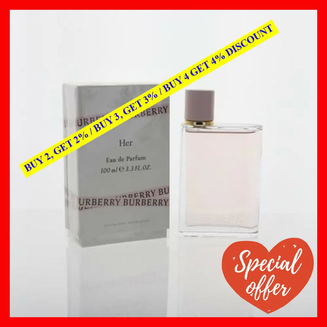Burberry Her By For Women - 3.3 Oz Edp Spray