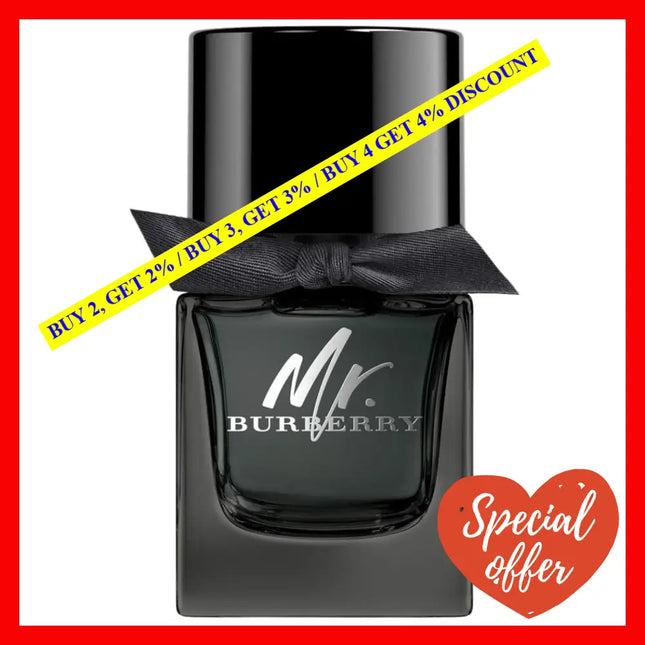 Burberry Mr. Cologne Eau De Parfum Spray 1.6 Oz 50 Ml For Men
