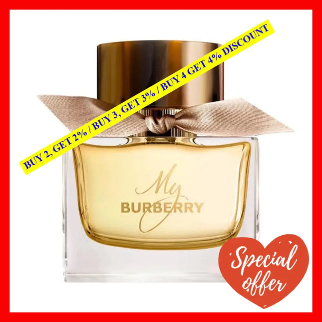 Burberry My Eau De Parfum For Women 3.0 Oz / 90 Ml