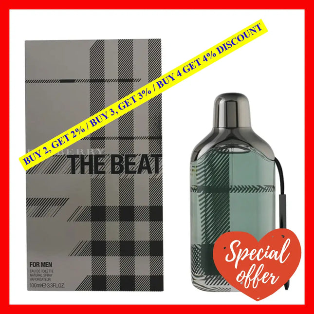 Burberry The Beat By For Men - 3.3 Oz Edt Spray