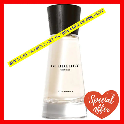 Burberry Touch For Women Eau De Parfum For 3.4 Oz / 100 Ml