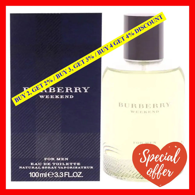 Burberry Weekend By For Men - 3.3 Oz Edt Spray