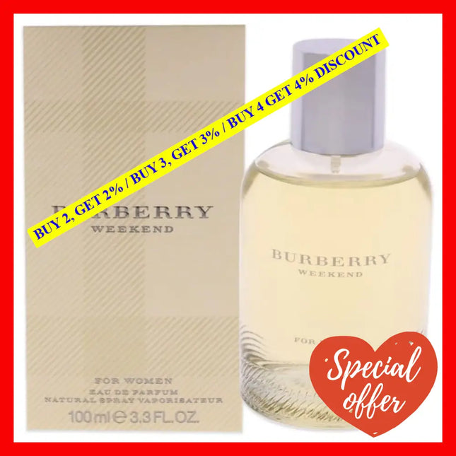 Burberry Weekend By For Women - 3.3 Oz Edp Spray