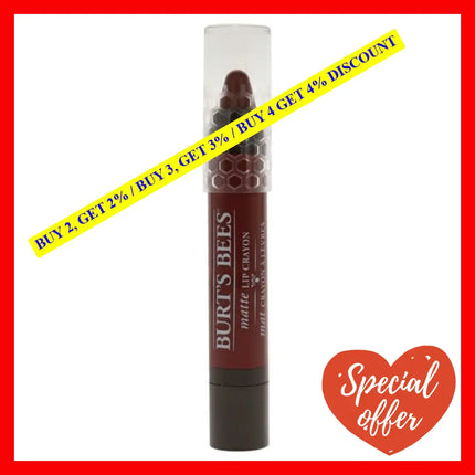 Burts Bees Lip Crayon - # 411 Redwood Forest By For Women 0.11 Oz Lipstick