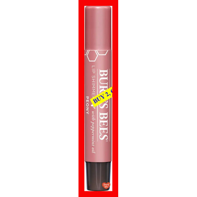 Burts Bees Lip Shimmer - Peony By For Women 0.09 Oz