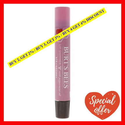 Burts Bees Lip Shimmer - Strawberry By For Women 0.09 Oz