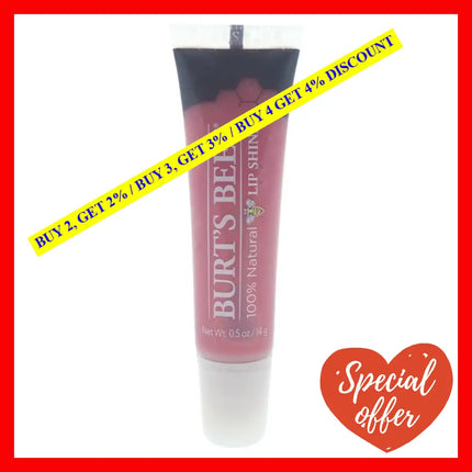 Burts Bees Lip Shine- # 020 Blush By For Women - 0.5 Oz Gloss