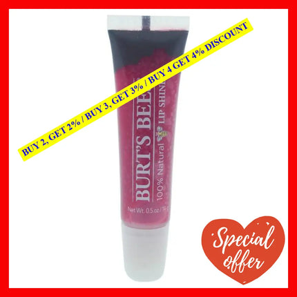 Burts Bees Lip Shine - # 050 Pucker By For Women 0.5 Oz Gloss
