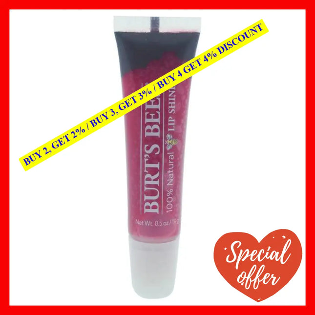 Burts Bees Lip Shine - # 050 Pucker By For Women 0.5 Oz Gloss