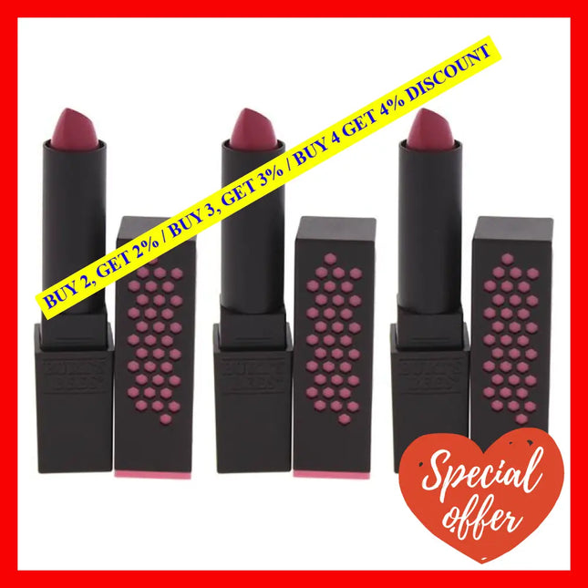 Burts Bees Lipstick - 510 Iced Iris By For Women 0.12 Oz Pack Of 3