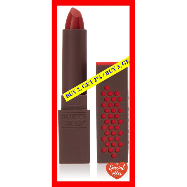 Burts Bees Lipstick - # 520 Scarlet Soaked By For Women 0.12 Oz