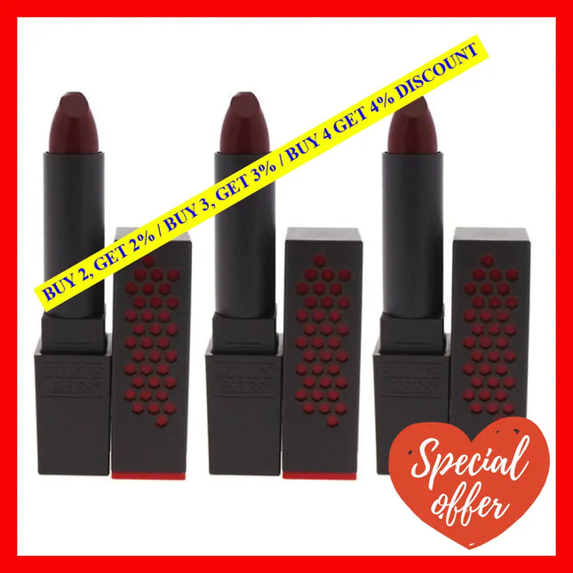 Burts Bees Lipstick - 520 Scarlet Soaked By For Women 0.12 Oz Pack Of 3