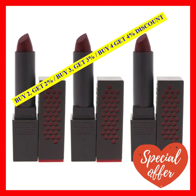 Burts Bees Lipstick - 521 Ruby Ripple By For Women 0.12 Oz Pack Of 3