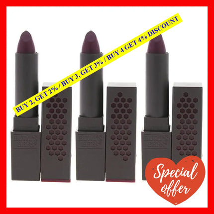 Burts Bees Lipstick - 531 Juniper Water By For Women 0.12 Oz Pack Of 3