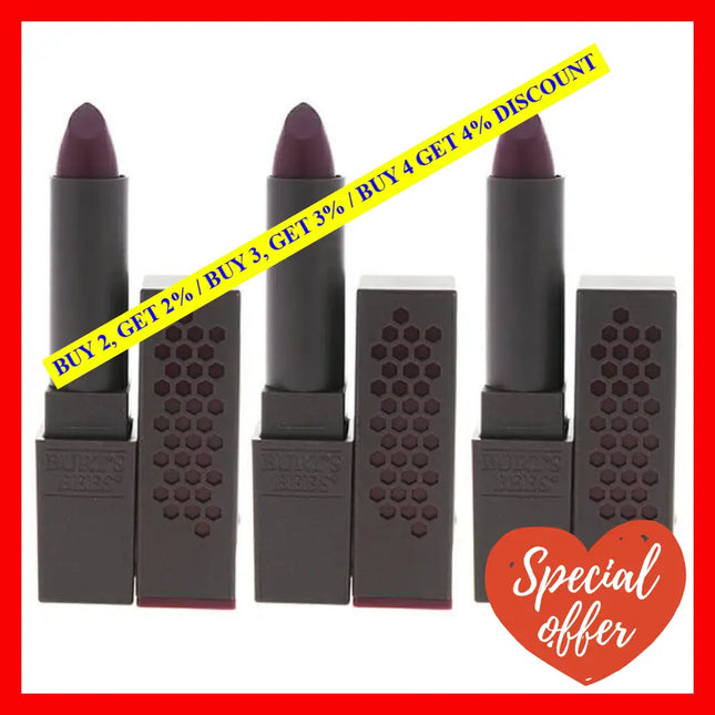 Burts Bees Lipstick - 531 Juniper Water By For Women 0.12 Oz Pack Of 3