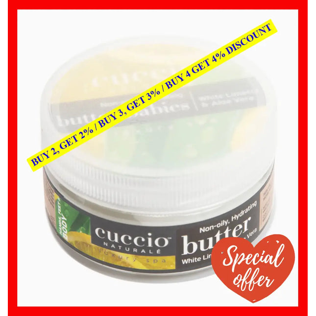 Butter Blend - White Limetta And Aloe Vera By Cuccio Naturale For Unisex 8 Oz Body Lotion