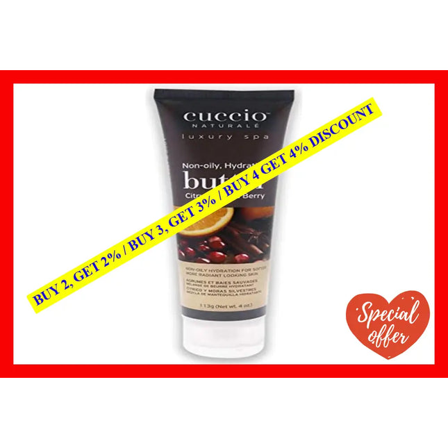 Butter - Citrus And Wild Berry By Cuccio Naturale For Unisex 4 Oz Body Lotion