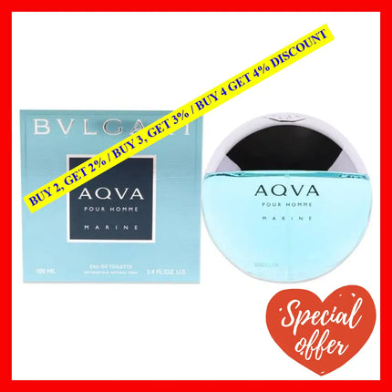 Bvlgari Aqva Marine By For Men - 3.4 Oz Edt Spray