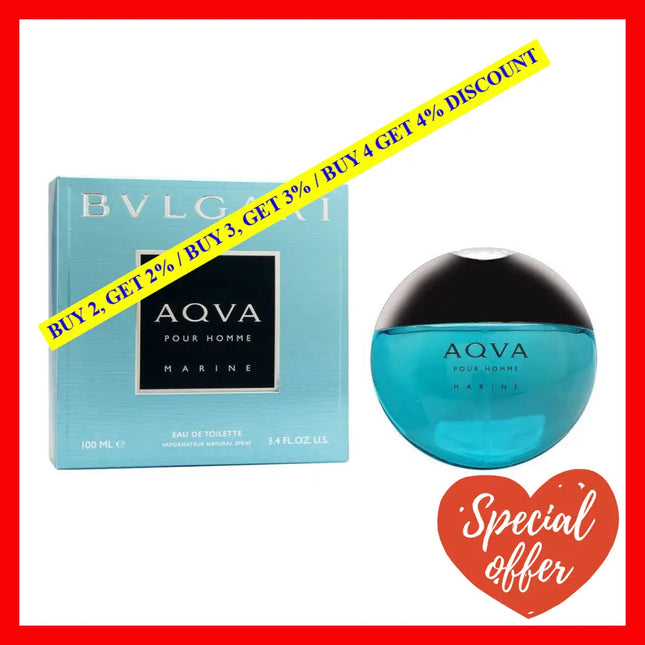 Bvlgari Aqva Marine By For Men - 3.4 Oz Edt Spray