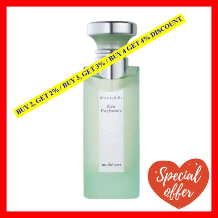 Bvlgari Eau Parfumee Au The Vert De Cologne Unisex 2.5 Oz / 75 Ml
