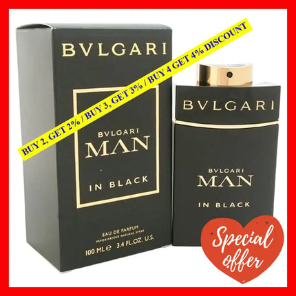 Bvlgari Man In Black By For Men - 3.4 Oz Edp Spray