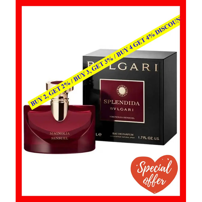Bvlgari Semprotan Splendida Magnolia Sensuel Eau De Parfum 50Ml/1.7Oz For Women (783320977381)