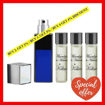 By Kilian Moonlight In Heaven 4 X 0.25Oz Eau De Parfum Refillable Unisex