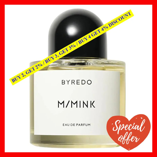 Byredo M/Mink Eau De Parfum Unisex 3.4 Oz / 100 Ml