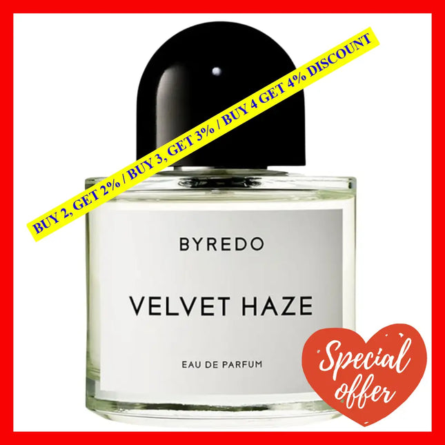 Byredo Velvet Haze Eau De Parfum Unisex 3.4 Oz / 100 Ml