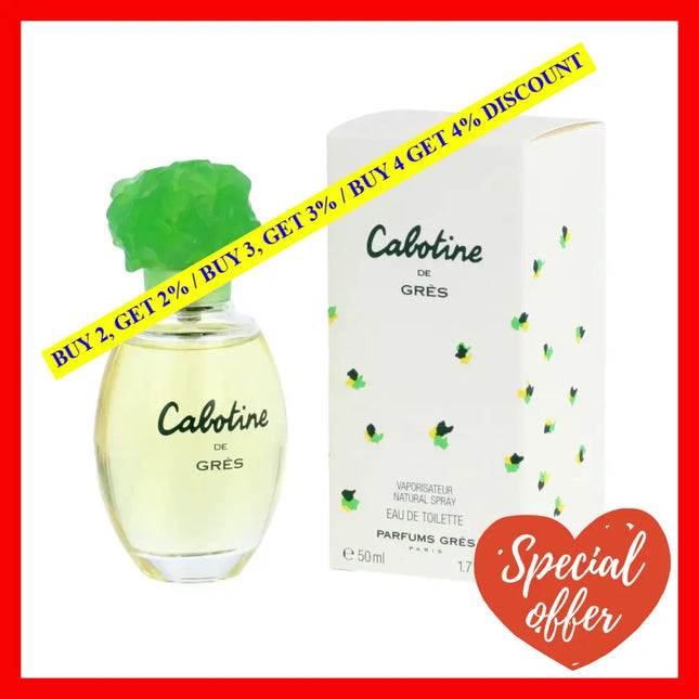 Cabotine By Parfums Gres For Women - 1.7 Oz Edt Spray