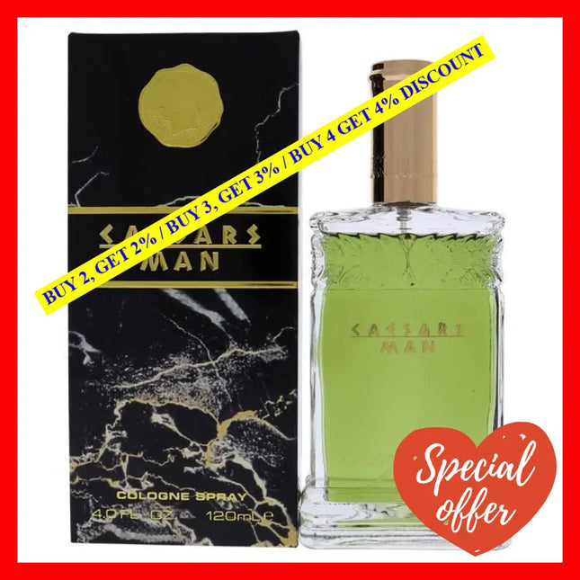 Caesars By For Men - 4 Oz Cologne Spray