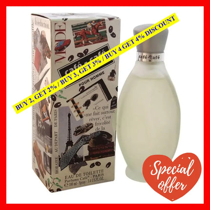 Cafe De By Cofinluxe For Men - 3.4 Oz Edt Spray