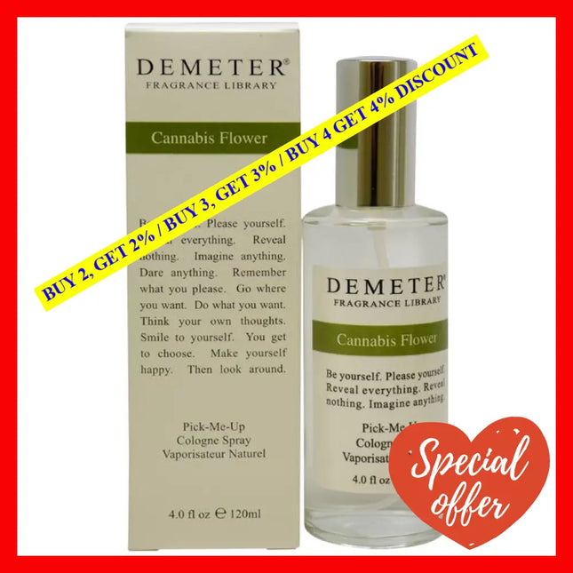 Cannabis Flower By Demeter For Women - 4 Oz Cologne Spray