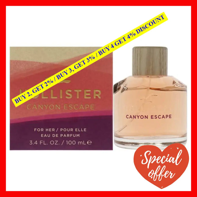 Canyon Escape By Hollister For Women - 3.4 Oz Edp Spray