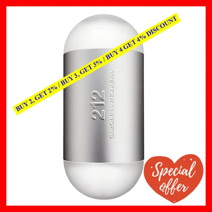 Carolina Herrera 212 Nyc 2.0 Oz / 60 Ml Eau De Toilette For Women