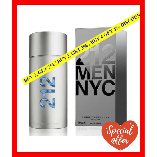 Carolina Herrera 212 Nyc Edt Spray For Men 100Ml - 8411061043868
