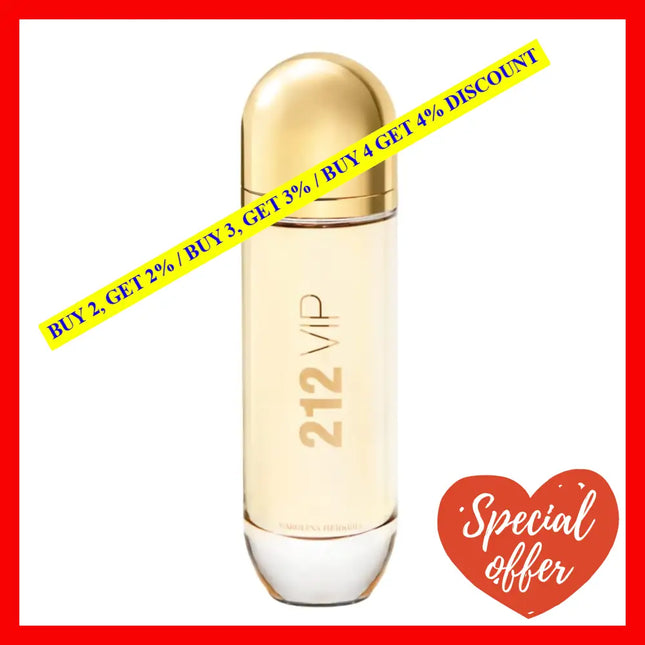 Carolina Herrera 212 Vip Women 4.2Oz - 125Ml Eau De Parfum Spray