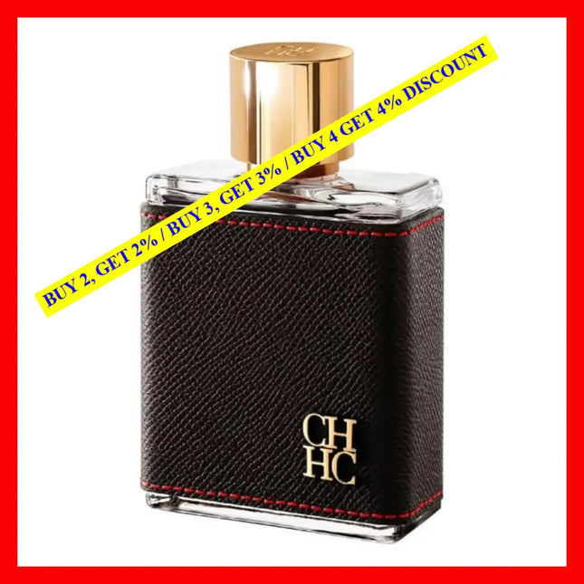 Carolina Herrera Ch Men Eau De Toilette For 3.4 Oz / 100 Ml