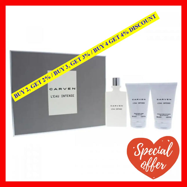 Carven Leau Intense Gift Set 3 Pieces Eau De Toilette For Women