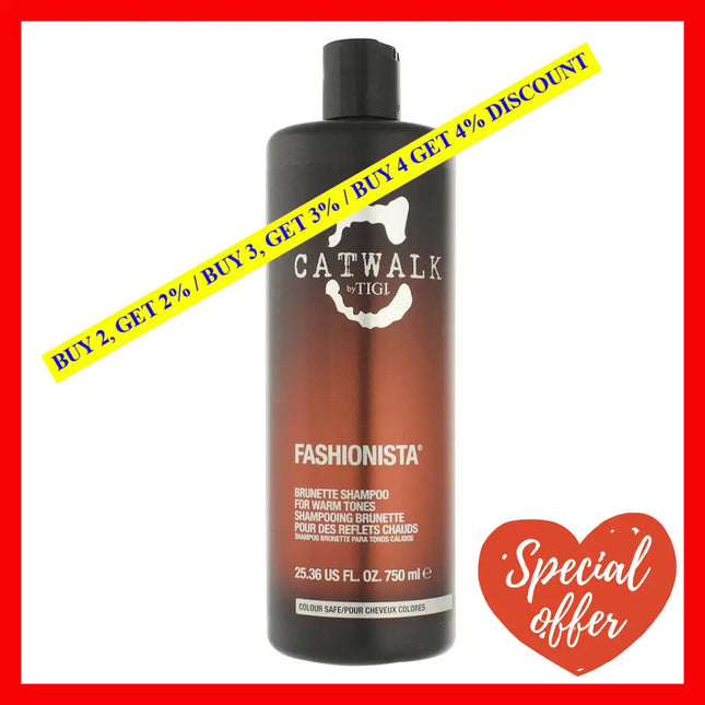 Catwalk Fashionista Brunette Shampoo By Tigi For Unisex - 25.36 Oz